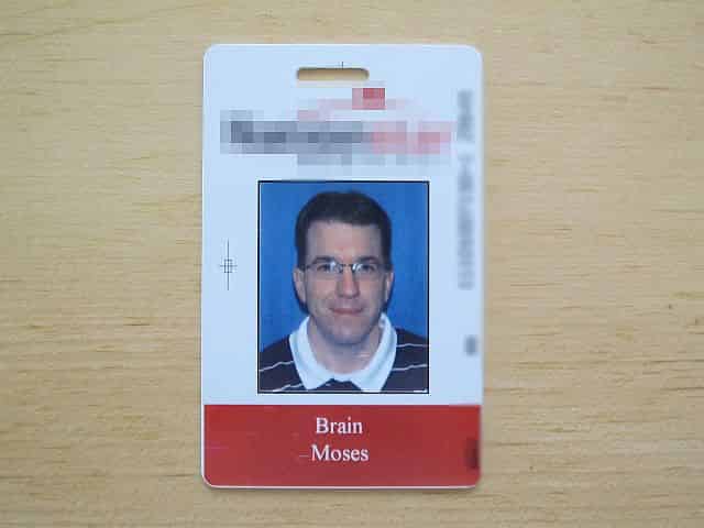 Brain Moses, reporting for duty