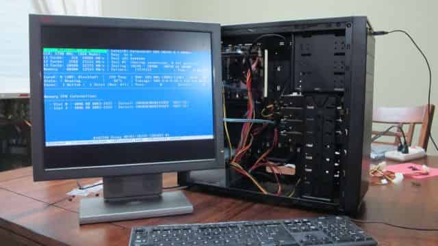 MemTest86+ Burn-in test in Progress
