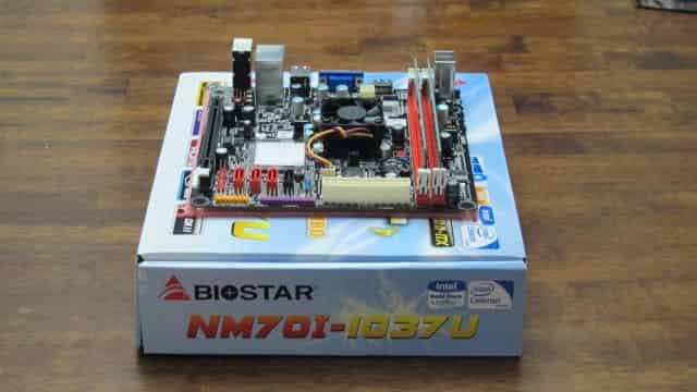 Motherboard and RAM from different angle
