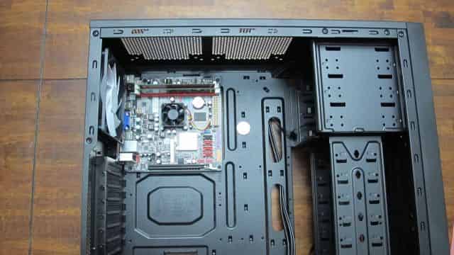Motherboard and RAM Installed (it's so tiny!)