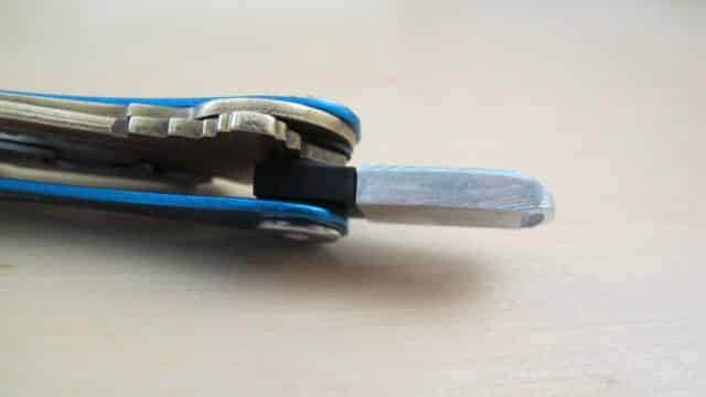 Closeup of Flash drive on 3D printed  Keychain Adapter