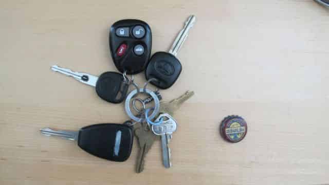 My original, bulky,  keychain.