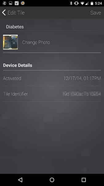 Tile App Editing a Tile