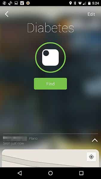 Tile App Tracker Details