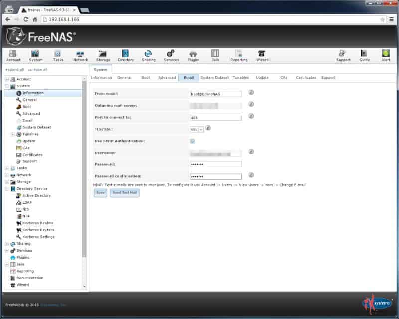 SMTP Settings
