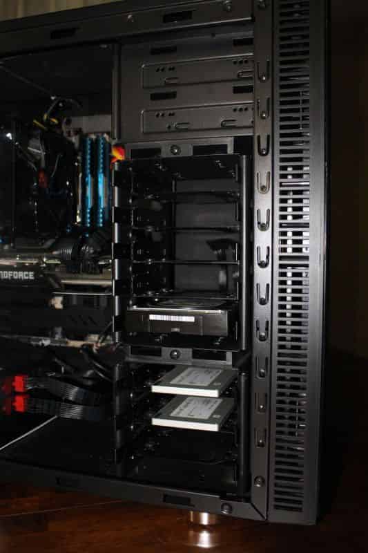 All drives installed.