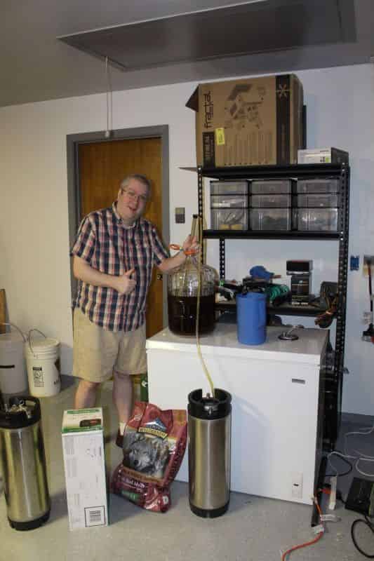 Pat's really excited about the siphoning, plus he's lit better!