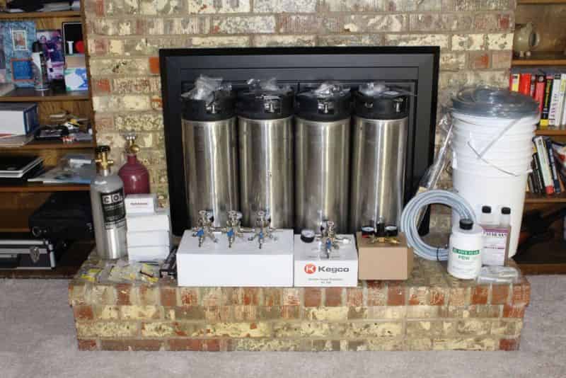 All of the Keezer parts