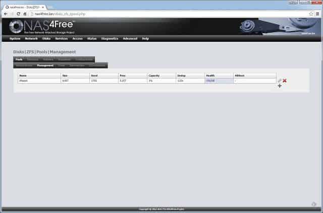 ZFS Management