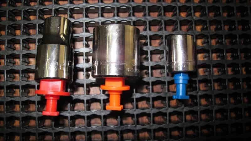 Socket pegs inserted into sockets #1