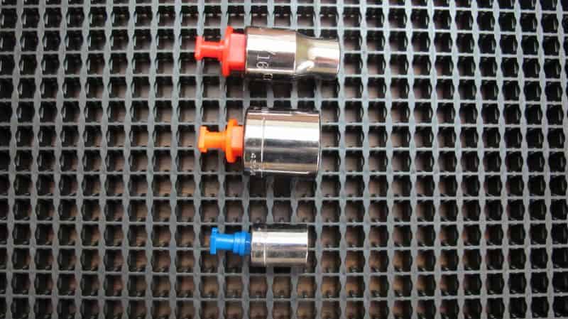 Socket pegs inserted into sockets #2