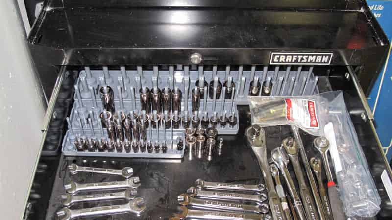 Socket trays in Metric Drawer