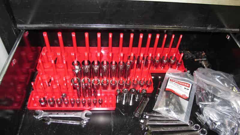 Socket trays in SAE Drawer