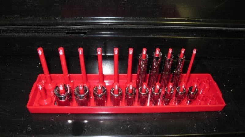 Socket tray in SAE Drawer Closeup