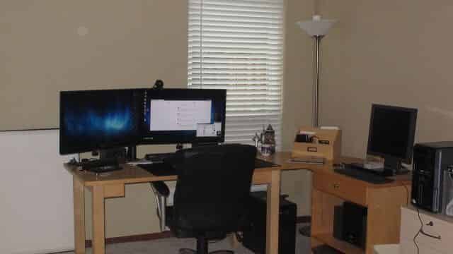 Plugged in at Desk and Off