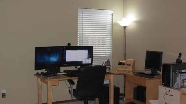 Plugged in at Desk and On