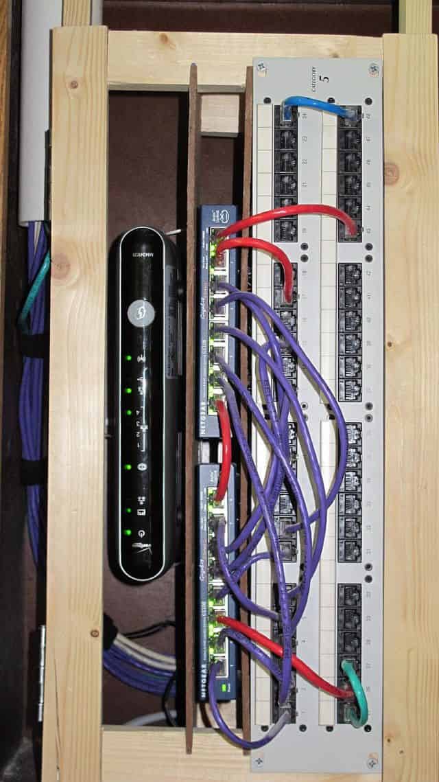 ENS202EXT successfully added to the patch panel