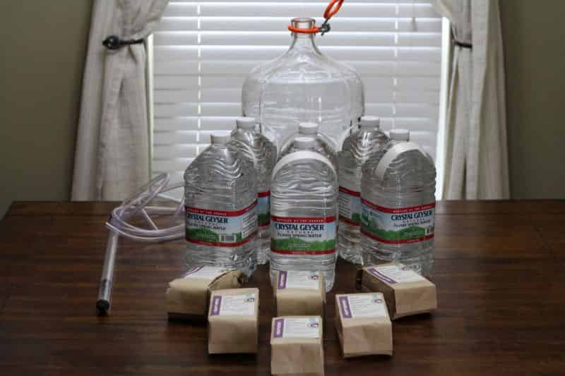 All the cold brew ingredients and supplies