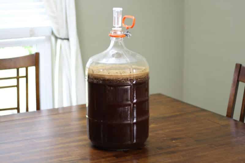 Coffee and water added to Carboy #1