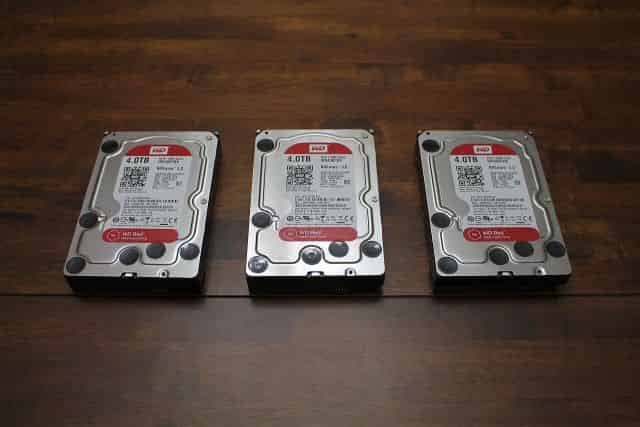Western Digital Red 4TB HDDs