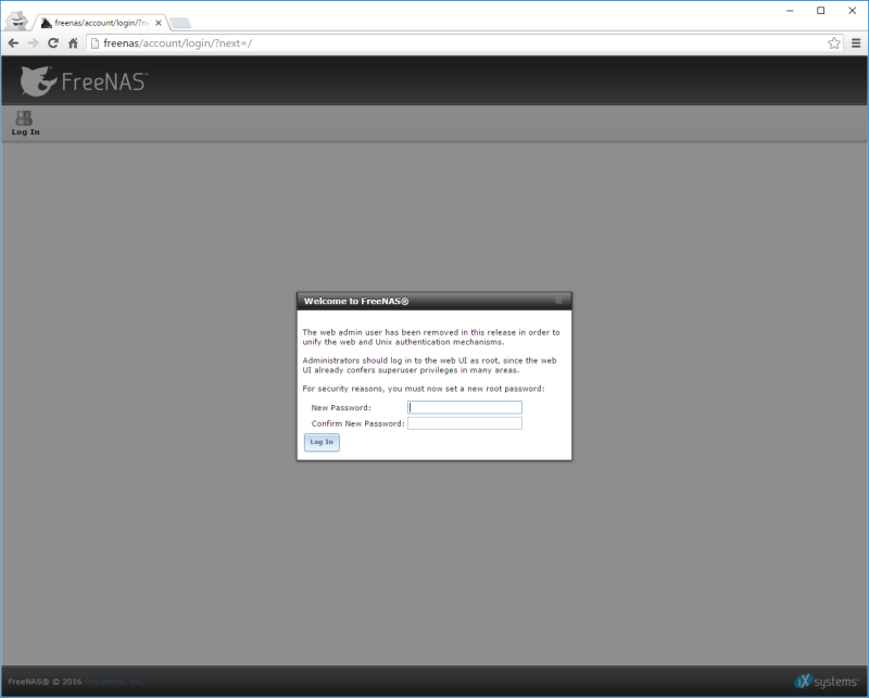 Initial Login