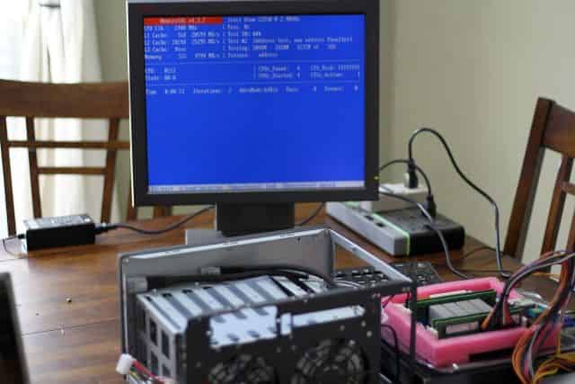 Burning in CPU, Motherboard & RAM before assembly #2