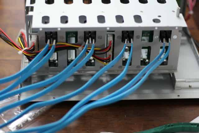 SATA Cable Installation and management #1