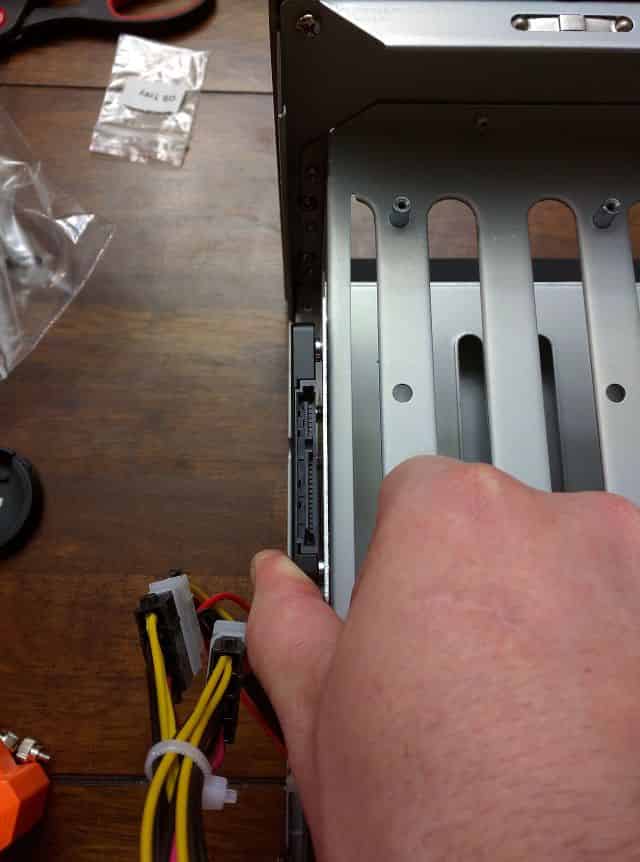 Experimenting w/ alternate SSD mounting location. #2