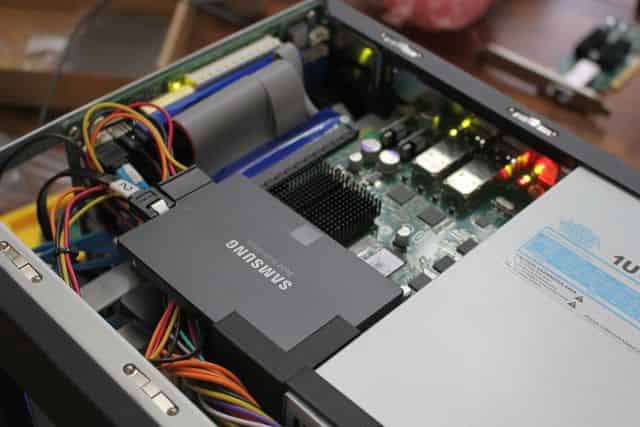SSDs mounted using Pat's 3D printed bracket #1