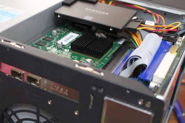 SSDs mounted using Pat's 3D printed bracket #2