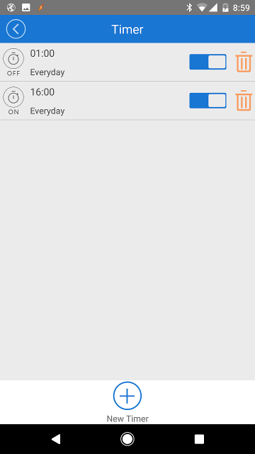 eWeLink: Time-based On and Off Rules