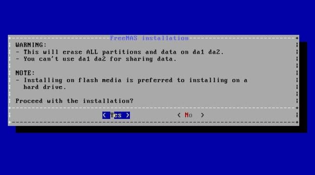 Installation Confirmation