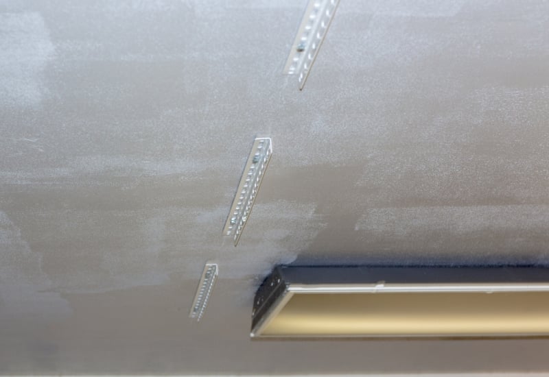 Installed Brackets – Nearly Straight!