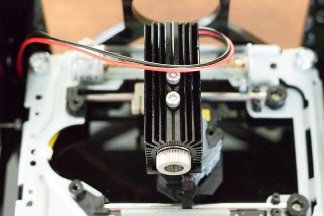 Closeup on the 1000mW Laser