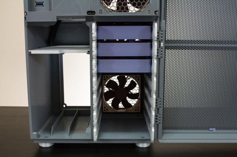 Drive cage and power supply cubby