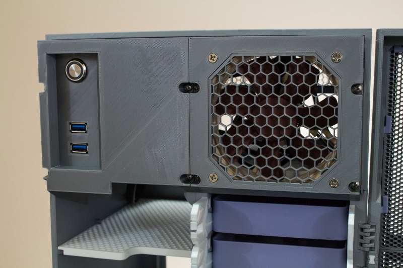Case rear from angle