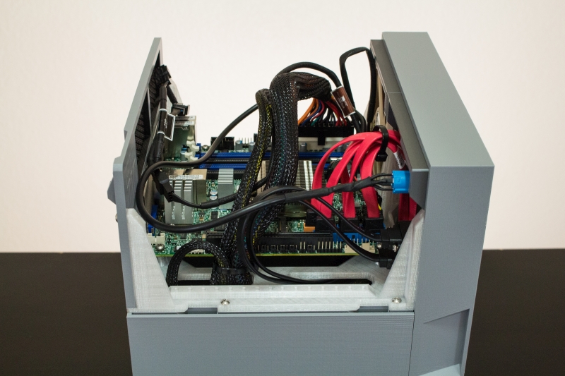Motherboard Mounted from side  #2