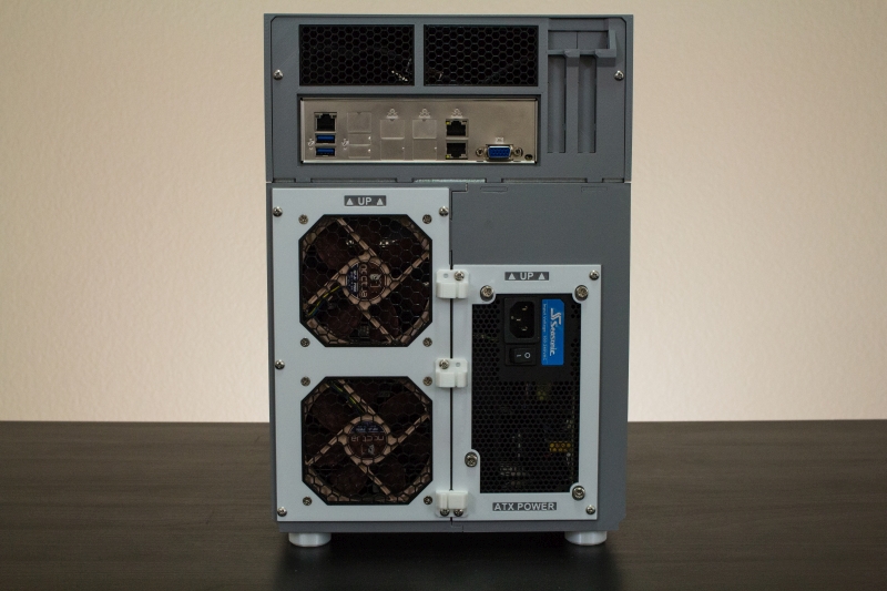 Motherboard, Fans, and PSU from Rear #2