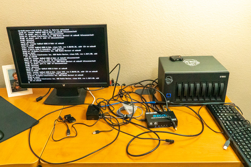 Pi-KVM: Controlling a 4-port KVM and setting up Tailscale