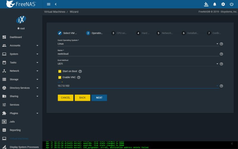Guest OS, Servername, Boot Method, etc...