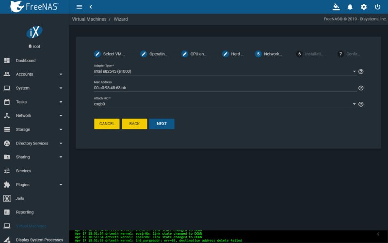 Virtual NIC Setup