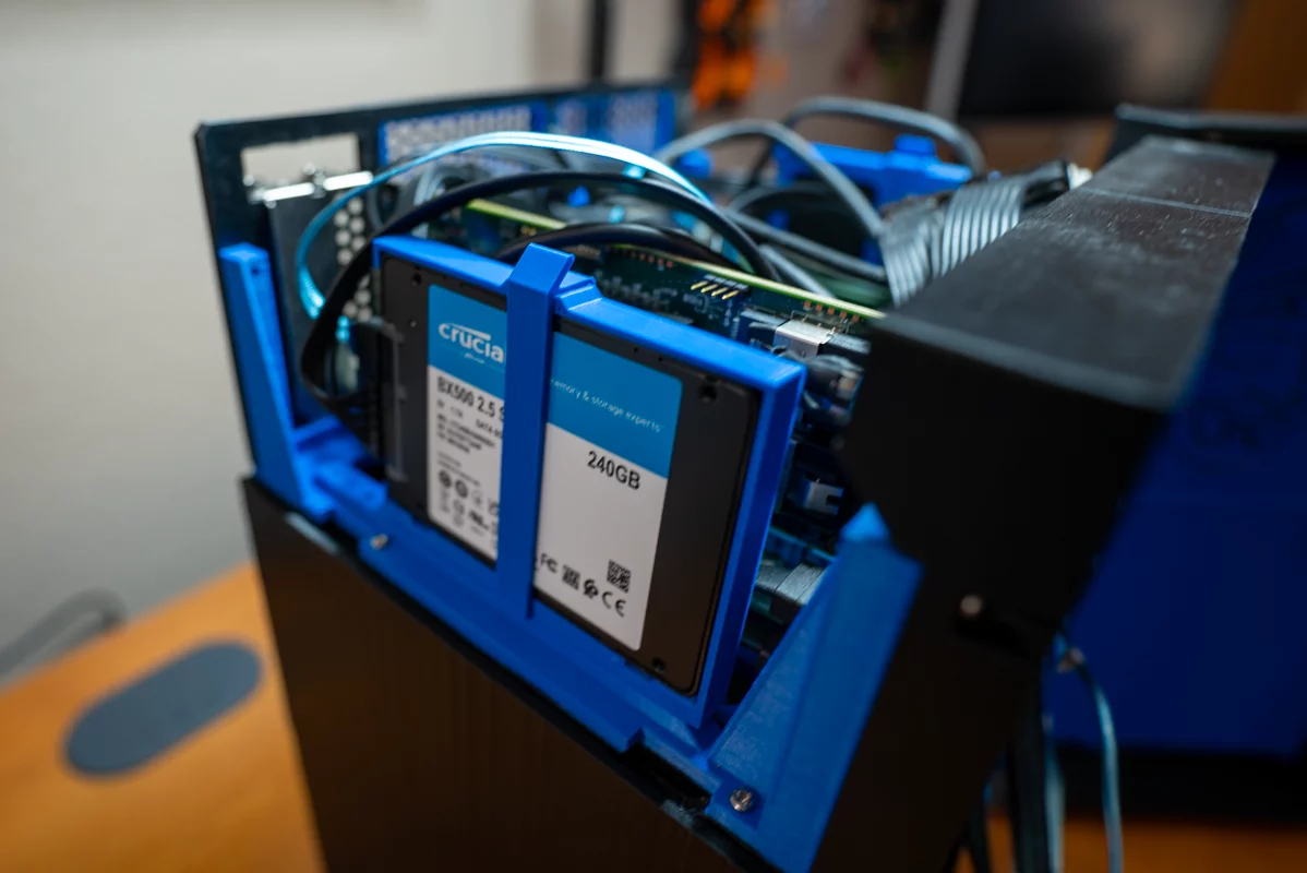 First BX500 240 GB SATA SSD Installed