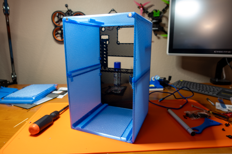 Fully assembled enclosure #2.