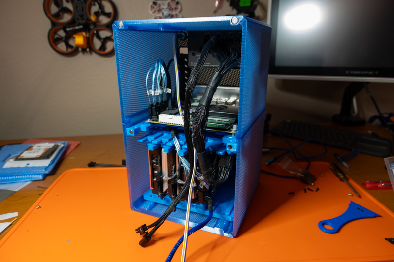 NAS' internals slid into the enclosure.