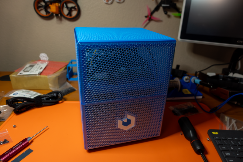 Fully assembled NAS/APU case #1.
