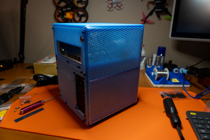 Fully assembled NAS/APU case #2.