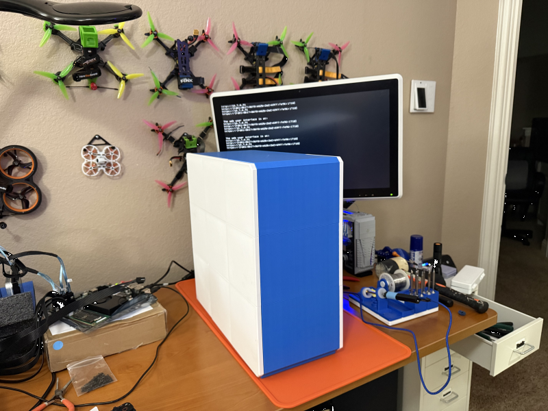 Completed 12-bay ATX Case #1