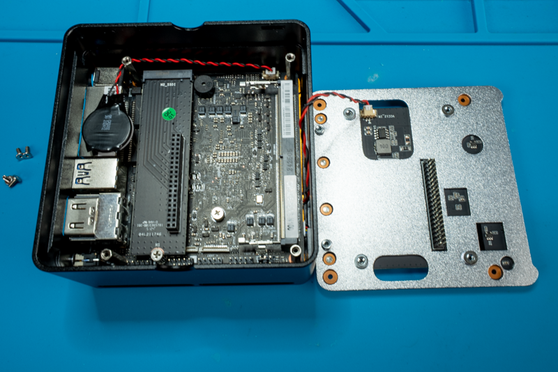 NVMe Daughterboard Removed