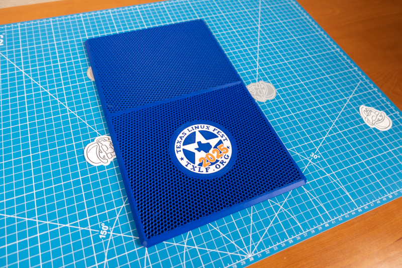 Enclosure's front two panels #3