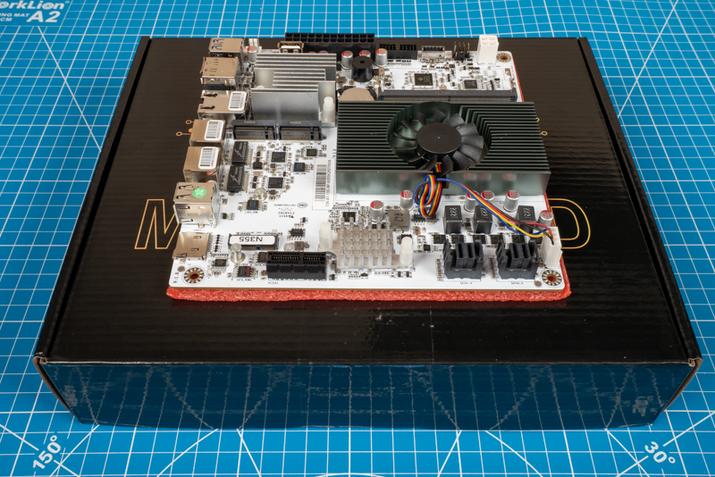 Topton N22 Motherboard viewed from bottom